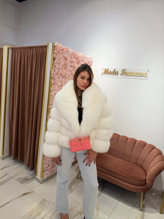 Volpe collo sciallato White